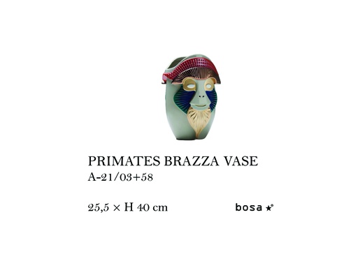 [MHT-001173] PRIMATES BRAZZA VASE