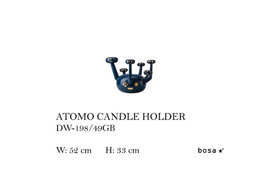 [MHT-001175] ATOMO CANDLE HOLDER