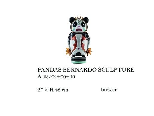 [MHT-001176] PANDAS BERNARDO SCULPTURE