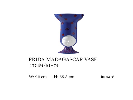 [MHT-001182] FRIDA MADAGASCAR VASE