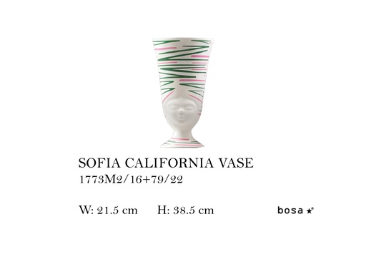 [MHT-001183] SOFIA CALIFORNIA VASE