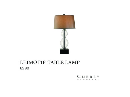 [MHT-002685] LEIMOTIF TABLE LAMP
