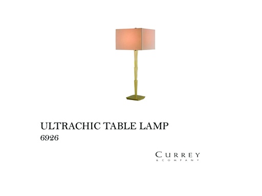 [MHT-003786] ULTRACHIC TABLE LAMP