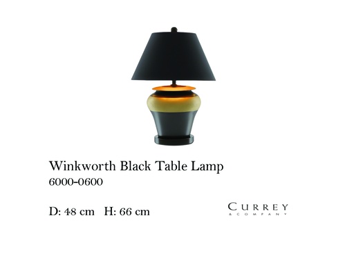 [MHT-004271] Winkworth Black Table Lamp