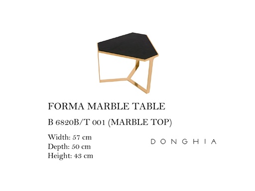 [MHT-002326] FORMA MARBLE TABLE