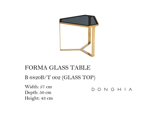 [MHT-002327] FORMA GLASS TABLE