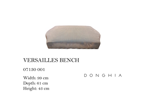 [MHT-003819] VERSAILLES BENCH