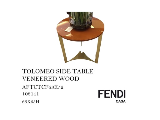 [MHT-000025] TOLOMEO SIDE TABLE VENEERED WOOD