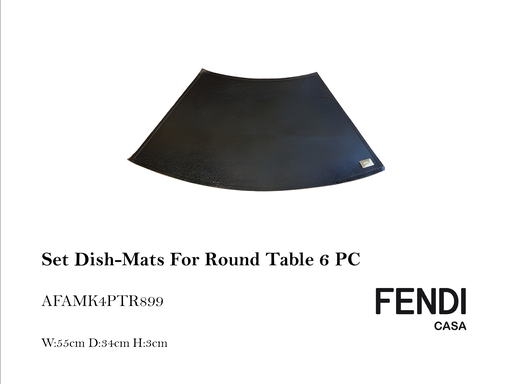 [MHT-000141] SET DISH-MATS FOR ROUND TABLE 4 PC