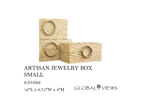 [MHT-001397] ARTISAN JEWELRY BOX - SMALL