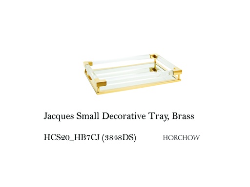 [MHT-004293] Jacques Small Decorative Tray, Brass