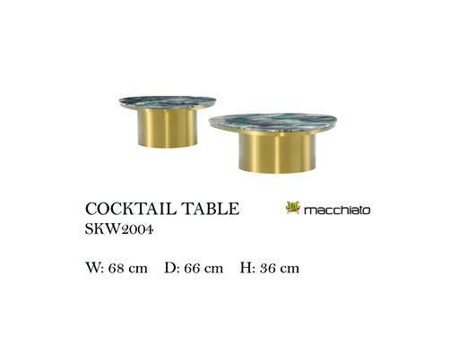 [MHT-000856] MACCH COCKTAIL TABLE (S)