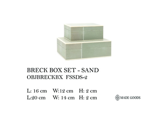 [MHT-004657] BRECK BOX SET - SAND