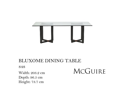 [MHT-001529] BLUXOME DINING TABLE