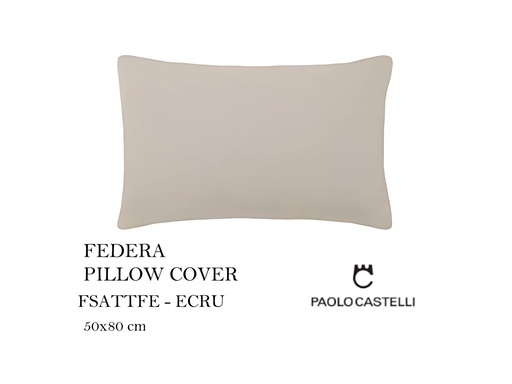 [MHT-004140] FEDERA PILLOW COVER -ECRU