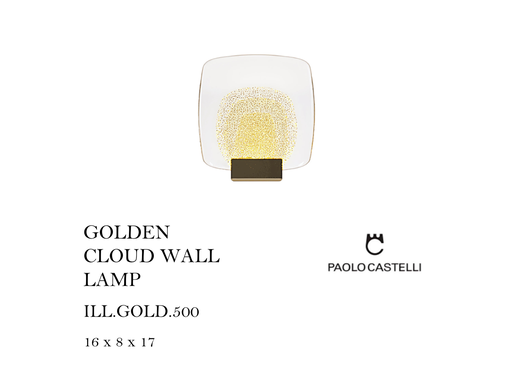 [MHT-001019] GOLDEN CLOUD WALL LAMP