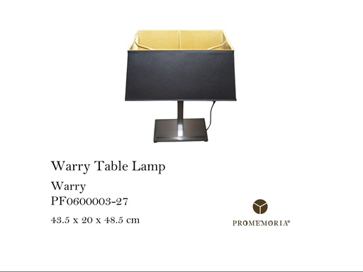 [MHT-003847] WARRY TABLE LAMP