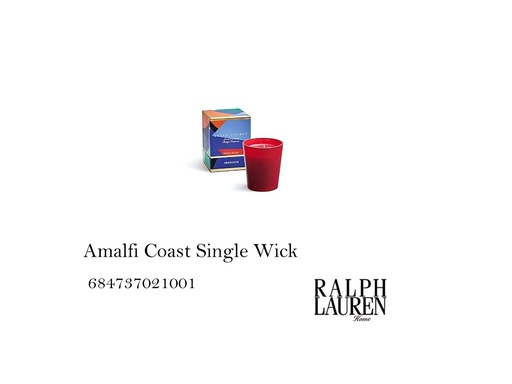 [MHT-001279] Amalfi Coast Single Wick