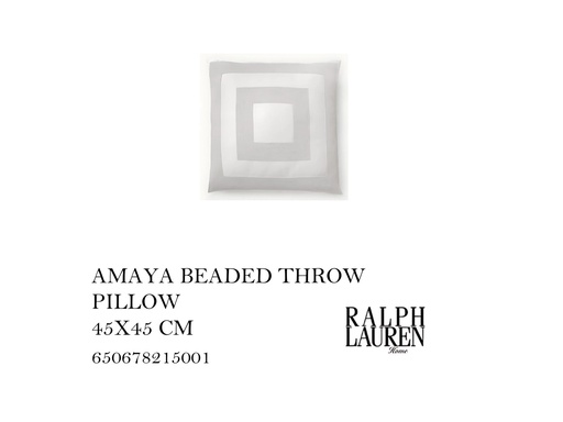 [MHT-001282] AMAYA HOLLYWOOD CREAM PILLOW