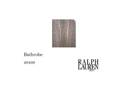 [MHT-001447] BATHROBE