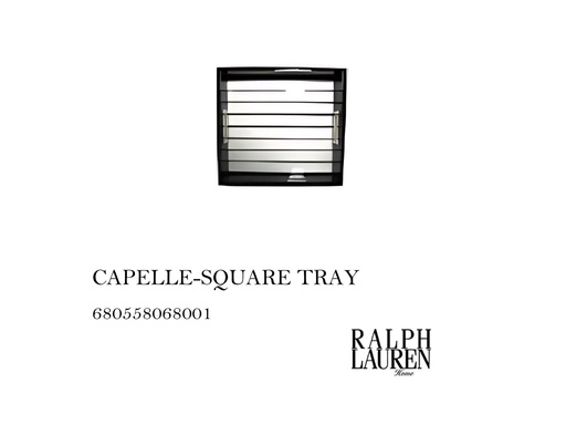 [MHT-001697] CAPELLE-SQUARE TRAY