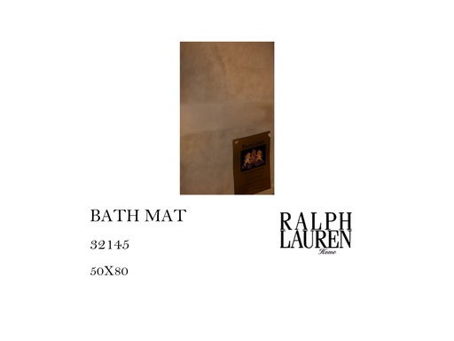 [MHT-001896] CLAVENUE SAND BATH MAT  (1 STRIPE)