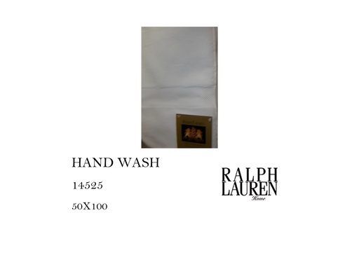 [MHT-001900] CLAVENUE WHITE TOWEL  (1 STRIPE)