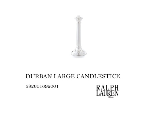 [MHT-002230] DURBAN LARGE CANDLESTICK