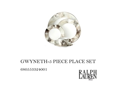 [MHT-002433] GWYNETH-5 PIECE PLACE SET
