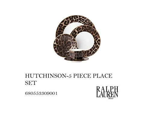 [MHT-002491] HUTCHINSON-5 PIECE PLACE SET