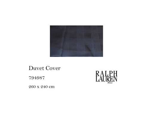 [MHT-002723] LSGLENPL NAVY DUVET COVER 260/240 FR