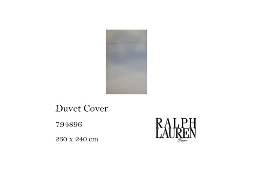 [MHT-002737] LSPAISLE DUVET COVER WHITE