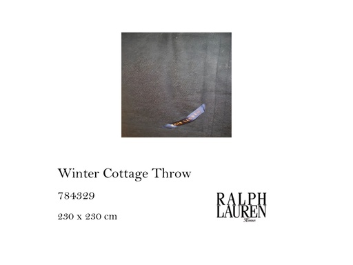 [MHT-002874] MODERN DRIVE CHANNE BLANKET CHARCOA