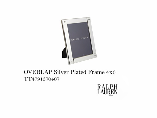 [MHT-003014] OVERLAP SILVER PLATED FRAME