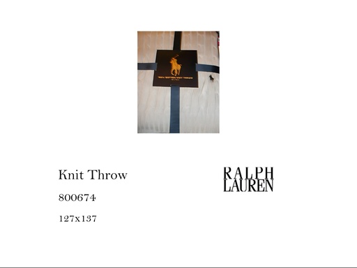[MHT-003300] RLCABLE THROW ( GREY )