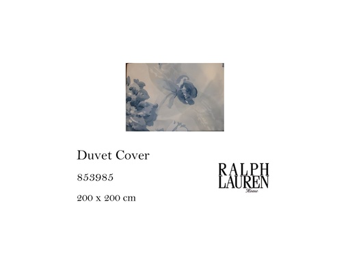 [MHT-004077] SEFLORAL BLUE DUVET COVER  200/200 FR