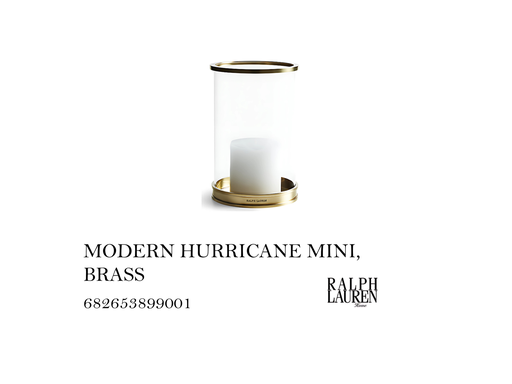 [MHT-004153] MODERN HURRICANE MINI, BRASS