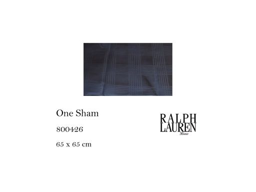 [MHT-004201] GLENPLAID ONE SHAM NAVY 65X65