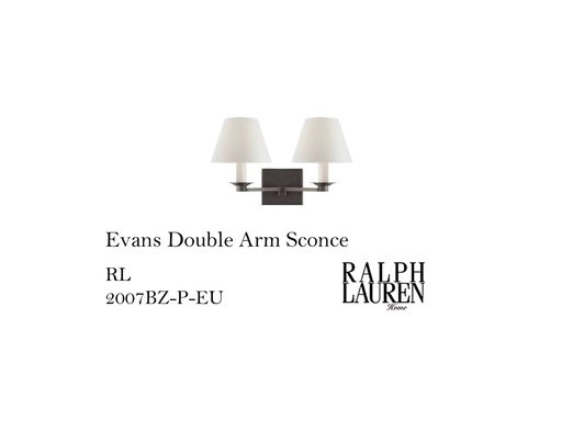 [MHT-004399] Evans Double Arm Sconce