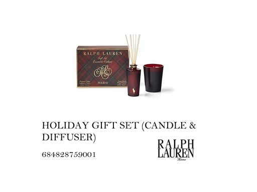 [MHT-004509] HOLIDAY GIFT SET (CANDLE & DIFFUSER)