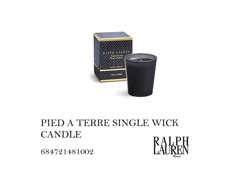 [MHT-004567] PIED A TERRE SINGLE WICK CANDLE