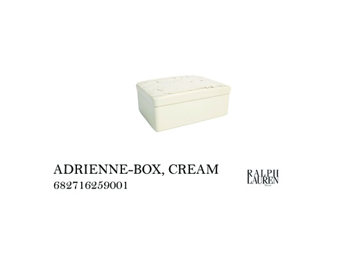 [MHT-004784] ADRIENNE-BOX, CREAM