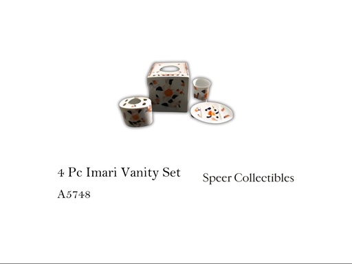 [MHT-001211] 4 PC IMARI VANITY SET
