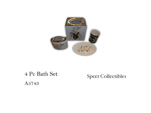 [MHT-001212] 4 PC ORCHID VANITY SET