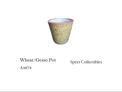 [MHT-003861] WHEAT/GESSO POT
