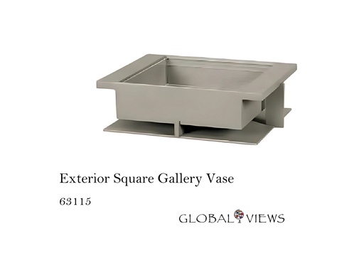 [MHT-002283] EXTERIOR SQUARE GALLERY VASE