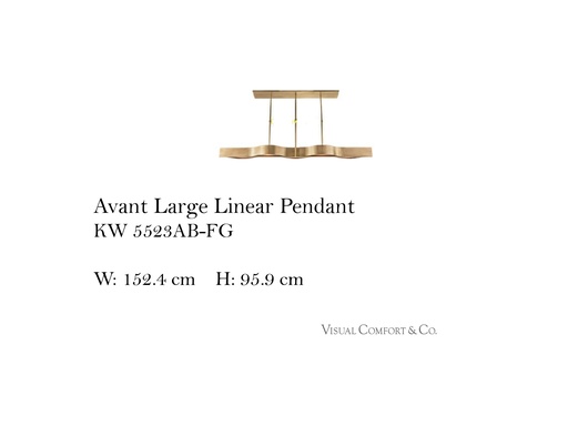[MHT-001421] AVANT LARGE LINEAR PENDANT