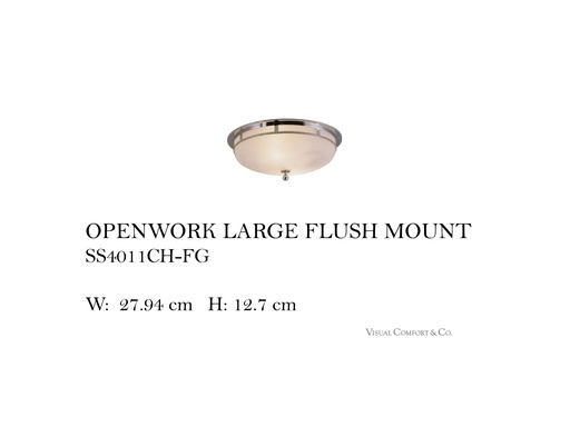 [MHT-002984] OPENWORK LARGE FLUSH MOUNT