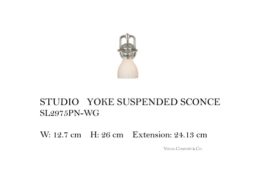 [MHT-003535] STUDIO   YOKE SUSPENDED SCONCE