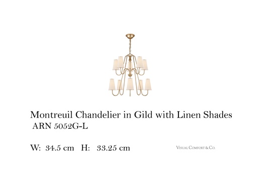 [MHT-004306] Montreuil Chandelier